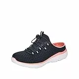 Rieker Damen Clogs M5090-14 blau Gr. 41