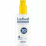 Ladival Allergische Haut Sonnenschutz-Spray LSF 50+: Sonnencreme für den Körper bei Sonnenallergie und Mallorca-Akne, wasserfest, mit 4-fach Zellschutz, 150ml