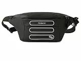 Hedgren Visit P Unisex Hüfttasche mit RFID – Waistbag & Crossbody, 100% recyceltes RPET, wasserabweisend - Schwarz