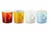 Le Creuset 4er-Set Becher aus Steinzeug, je 350 ml, Elements, 89113358159030