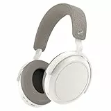Sennheiser MOMENTUM 4 Wireless Noise Cancelling Headphones – Bluetooth Kopfhörer Headset für kristallklare Anrufe mit adaptiver Geräuschunterdrückung, Over-Ear, 60 h Akku, faltbar, weiß