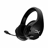 HyperX Cloud Stinger Core Wireless Gaming-Headset, 7.1 Surround, DTS Headphone:X, Geräuschunterdrückendes Mikrofon, 2,4-GHz, PC-kompatibel, integrierte Steuerung, Schwarz