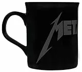 Offizielle Metallica Tasse - Grau Logo - Schwarz Kaffeebecher