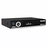 TechniSat DIGIPLUS UHD S2-4K Sat Receiver mit alphanumerischem Display und Twin Tuner (DVB-S/DVB-S2, HEVC, H.265, PVR Aufnahmefunktion, WLAN, LAN, CI+, USB, OLED) schwarz
