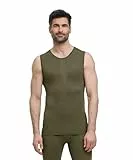 FALKE Herren Baselayer-Shirt Warm M S/l Sh Funktionsmaterial schnelltrocknend 1 Stück, Grün Herb 7754, XL