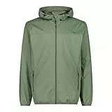 CMP Herren Mit Feste Kapuze Regenjacke, Salbeigrün, 54 EU