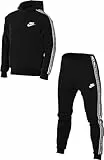 Nike Herren Club Trainingsanzug, Black/White, M EU