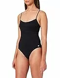 Haute pression A1001 - Maillot de bain une pièce - Uni - Femme - Noir,FR: 40 (Taille faricant: 40)