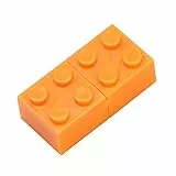 32GB Bausteine Form USB 2.0 Flash Laufwerk USB Flash Laufwerk PenDrive Memorias USB Memory Stick USB Laufwerk USB Flash Disk Thumb Laufwerk (Naranja)