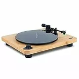 House of Marley Stir It Up Lux Plattenspieler Bluetooth - Nachhaltig gefertigter Vinyl Schallplattenspieler, 33/45 U/min Vinyl Player mit Vorverstärker, Audio-Technica Tonabnehmer, Bambus
