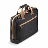 Hama Laptoptasche für Laptops 15,6“ - 16,2“ (leichte Businesstasche als Umhängetasche oder Tragetasche, Notebooktasche mit Organizer-Vorderfach und -Innenfach, wasserabweisend, gepolstert) schwarz