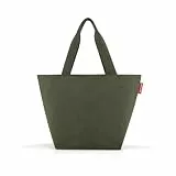 reisenthel shopper cord dark matcha – Geräumige Shopping Bag und edle Handtasche in einem – Aus wasserabweisendem Material