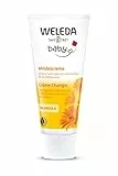 Weleda Baby Calendula Protective Cream, Windelwechselcreme, beruhigt und schützt, mit Ringelblumen- und Zinkoxid-Extrakten (1x75 ml)
