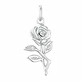 Amor Motivanhänger 925 Sterling Silber Unisex, Damen, Herren Anhänger, Silber, Gold, Kommt in Schmuck Geschenk Box