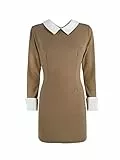JOPHY & CO. Kleid für Damen mit Kragen mit langen Ärmeln (Cod. 7087), Camel, M