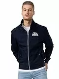 Lonsdale Herren Jacke schmale Passform CLASSIC L, Navy/Silver