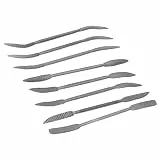 ZJchao Doppelseitiges Raspelfeilen-Holzset, Legierter Stahl, Schnitzerei, Holzbearbeitung, Polieren, 8-teilig, Zum Gravieren Schmaler Bereiche