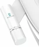 Ultra Slim Bidet Befestigung, Posterior&Feminine Wasch-(einziehbare Doppeldüsen), Nicht-elektrische Bidet Befestigung für Toilettensitz, Einstellbarer Frischwasserdruck, Edelstahl Einlass (weiß)