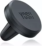 YOSH Handyhalterung Auto Magnet Lüftung, Magnetische für Lüftungsgitter, Ultra-Kompakt Handyhalter Auto mit Starken Magneten, Universal KFZ für iPhone, Samsung, Pixel & andere Geräte mit Metallplatten