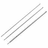 Wiltec SDS Bohrer Set 3 teilig, 1000 mm Länge, 870 mm Bohrtiefe, Ø 12/16/24 mm, Hammerbohrer Durchbruchbohrer aus Stahl für Wände, Beton, Stein