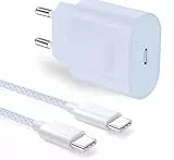 iPhone 15 Ladegerät,20W USB C Adapter mit 2M Typ C Kabel Ladekabel für iPhone 15/15 Pro/15 Pro Max/Plus,iPad Pro 12.9/11/Air/Mini,USB C Netzteil Stecker Schnellladegerät Schnellladekabel (Farbe)