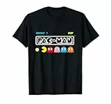 BANDAI NAMCO Entertainment Germany Herren Unisex Erwachsene PAC-MAN T-Shirt Schwarz Cartoon Superhelden Retro Klassisch Pullover Kurzarm Klein EU S