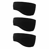 GUTERTOP 3 Stück Winter Stirnband Sport für Damen Herren, Ohrenwärmer Fahrradhelm, Laufstirnband für Laufen Wandern Jogging Fahrrad