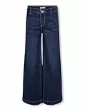 KIDS ONLY Mädchen Kogcomet Wide DNM PIM Noos Hose, Dark Blue Denim, 158 EU