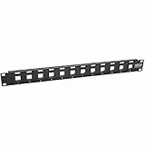 Tripp Lite Patchpanel 12-Port RJ45, Cat 5./Cat 6., USB-/HDMI-Anschluss, Ungeschirmt, 2U RM - N062-012-KJ Schwarz