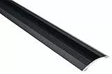 Effector Übergangsleiste, 100 cm, 41x6 mm, Schwarz, Aluminium Boden Übergangsprofil, Bodenleiste, Fussleisten für Parkett und Fliesen