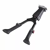 Prophete Zweibein-Ständer | Fahrradständer für City- und Trekkingräder | Zweibeinständer höhenverstellbar 26-28 | Fahrrad Ständer | Doppelständer | Fahrrad Zubehör | ‎Aluminium | Schwarz