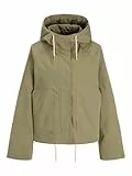 JJXX Damen Jxwilma Hood Jacket OTW, Aloe, l