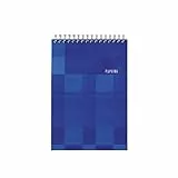 Clairefontaine Head Spiralblock, A5, Raster, 90 g, 80 Blatt, verschiedene Farben, 1 Packung