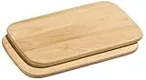 Zassenhaus 50714 2er Set Frühstücksbrett Gummibaum 28 x 21