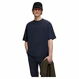 Selected Homme Herren Slhlooseoscar O-Neck Tee Noos T-Shirt, Sky Captain, XL EU