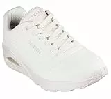 Skechers Herren UNO Stand ON AIR Trainer, Sea Salt Durabuck/Mesh, 45 EU