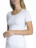 CALIDA Natural Comfort T-Shirt Damen, Rundhalsausschnitt, aus hochwertiger Baumwolle, mit natürlichem Glanz und glattem Griff