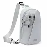 Inateck Sling Bag X-Row, Leichte Herren Umhängetasche Spritzwassergeschützte Brusttasche Crossbody Bag für Wandern, Reisen, Spaziergang