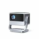Smart Mini Beamer, VOPLLS Autofokus/Trapezkorrektu 20000 Lumen Tragbarer Beamer 4K Unterstutzt, WiFi63luetooth Ful HD 1080P Video Projector, KleinHeimkino/Qutdoor Projektor fur Handy/Laptop