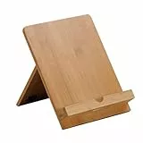 Kesper Kochbuchhalter/Kochbuchständer aus Bambus, Farbe: Braun, Maße: 23x18x19,2 cm, 58016