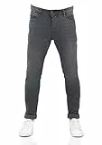 riverso Jeans Herren Stretch Tapered Fit RIVToni Jeanshose Hose Denim, Farbe:Grey Denim (G121), Größe:36W / 32L