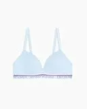 EMPORIO ARMANI Damen Padded Triangle Bra Gepolsterter BH, Light Blue, Large