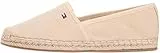 Tommy Hilfiger Damen Flag Canvas Espadrille Fw0Fw08541 Espadrilles, Beige (Clayed Pebble), 6