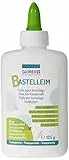 Glorex 6 8090 811 - Universal Bastelleim, Alleskleber, Flasche mit 125 g, ohne Lösungsmittel, auswaschbar, transparent trocknend, für alle gebräuchlichen Materialien