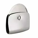 Alessi Taio VS04 - Design-Pad-Rad, 18/10 Edelstahl- und AISI 420-Stahlklinge, Silber mit Glänzendem Finish, 10 x 15 x 10 cm