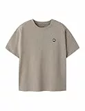 NAME IT Jungen Nkmvimo Ss Nreg Top Noos, Pure Cashmere, 158/164 cm