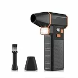 BIAOQINBO Elektrische Staubgebläse 350.000 U/min 8000mAh Akku, Wiederaufladbar Electric Air Duster Mit 1Düse + Reinigungsbürste Stark Gebläse Turbo Jet Fan Für PC, Tastatur, Auto, Haushalt, Outdoor