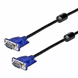 AKYGA AK-AV-01 VGA Kabel für Monitor TV PC SUB-D Stecker auf Stecker 1.8m, Schwarz