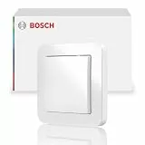 Bosch Smart Home Wandschalter für smarte Aktoren, platzsparender Einbau in die Gerätedose, für Bosch Smart Home Licht-/ Rollladensteuerung II, Relais oder Dimmer