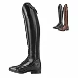 Reitstiefel »LEGACY VENADO« mit Polo-Schnürung | Italienisches Leder | Tolle Passform | Zertifizierte Qualität |Komfort-Einlegsohle | Extra lange Schnürsenkel | Gr. 39 | LARGE | Schwarz